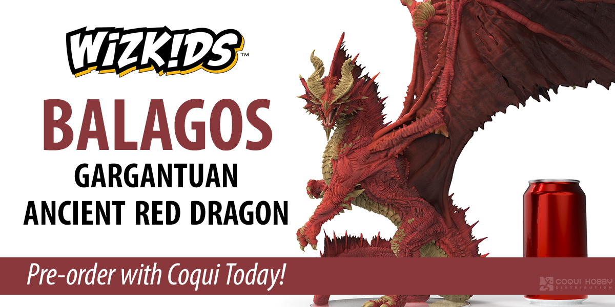 D&D Icons of the Realms: Balagos, Ancient Red Dragon — WizKids