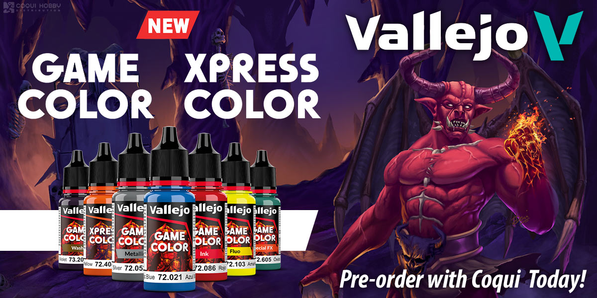 Game Color 2.0 & Xpress Color Paints — Vallejo • Coqui Hobby Distribution