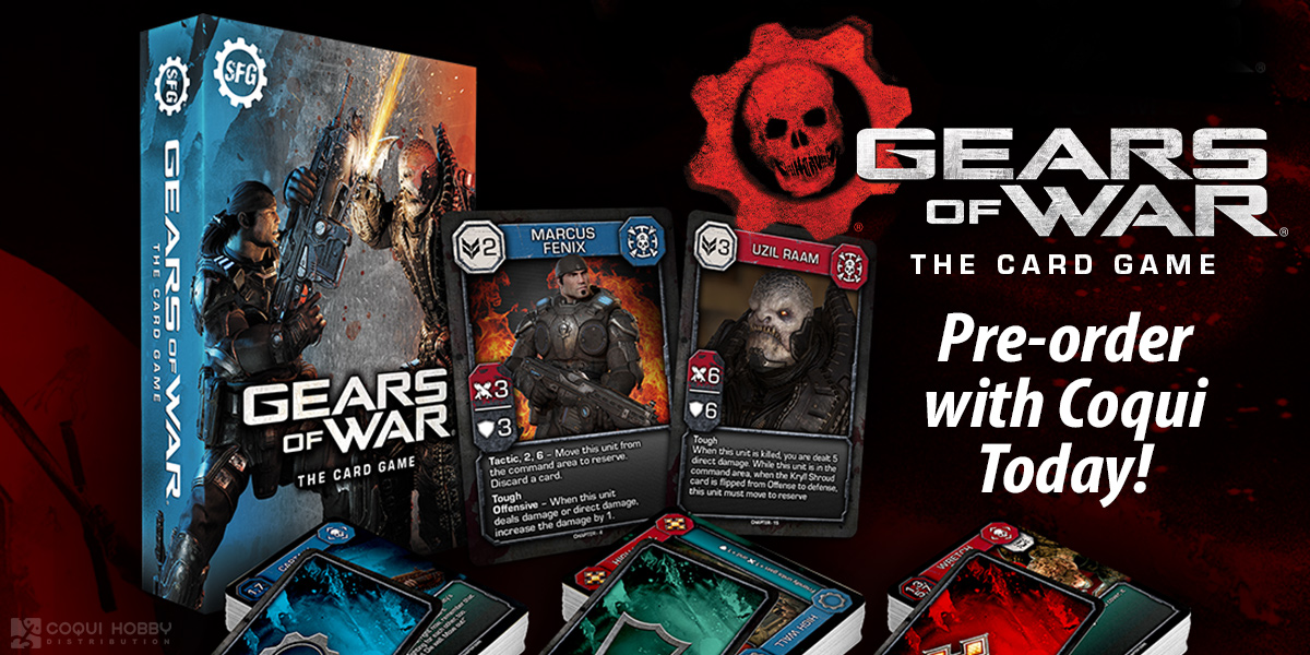  Steamforged Games Gears of War The Card Game: Core Game - 2  Players, 30-60 Minutes of Gameplay (English Version) : Toys & Games
