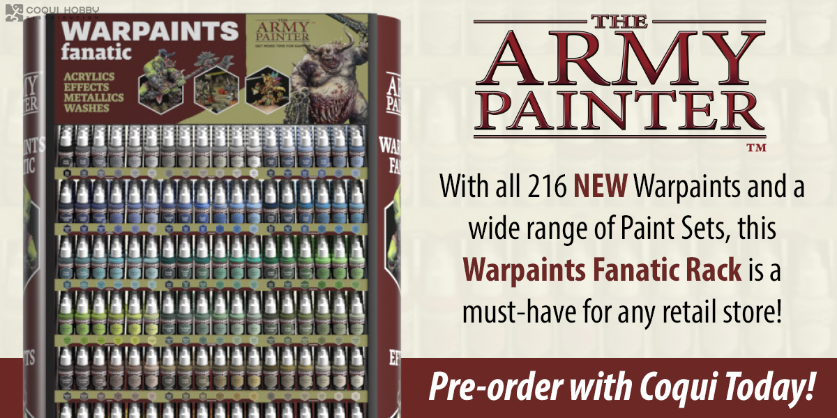 Warpaints Fanatic Rack — The Army Painter • Coqui Hobby Distribution