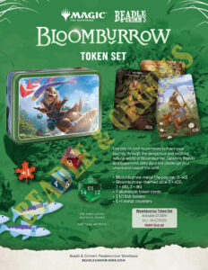 Magic: The Gathering Bloomburrow Token Set sell sheet