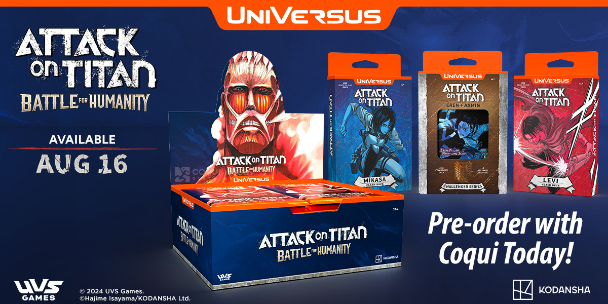 UniVersus: Attack on Titan, Battle for Humanity — UVS Games • Coqui ...