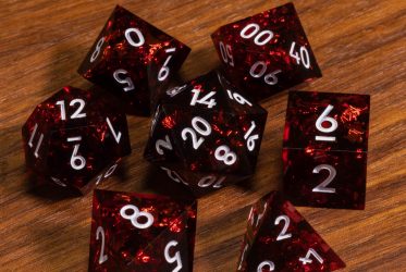 Dice: VHS Dice- Ruby Red • 85G601