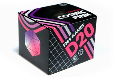 Dice: Mega 55MM- Cosmic Pink 55mm D20 • 85G55MM002