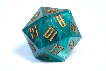 Dice: Mega 55MM- Tidal Wave 55mm D20 • 85G55MM001