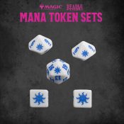 MTG Mana Token Set — White dice