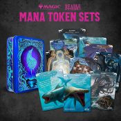 MTG Mana Token Set — Blue tokens