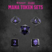 MTG Mana Token Set — Black dice