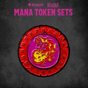 MTG Mana Token Set — Red dial