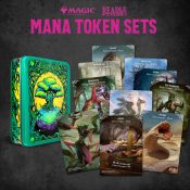 MTG Mana Token Set — Green tokens