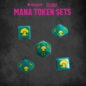 MTG Mana Token Set — Green dice