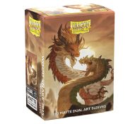 Dragon Shield Sleeves: Standard DUAL- Matte ‘Wood Snake’ (100 ct.) box