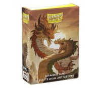 Dragon Shield Sleeves: Japanese DUAL- Matte ‘Wood Snake’ (60 ct.) box