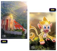 Elestrals: Daybreak- Card Sleeves- Temple of the Sun (60+40 ct)