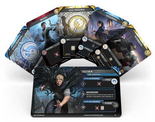 Mistborn: The Deckbuilding Game sample cards