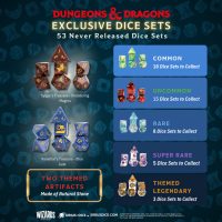 53 Never-Released Dice Sets