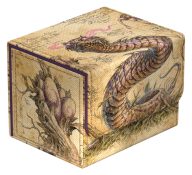 Deck Case: Sidewinder 100+ Standard Size MTG- Bloomburrow, Rottenmouth Viper