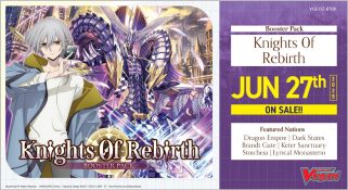 Cardfight Vanguard: Knights of Rebirth Booster Display splash