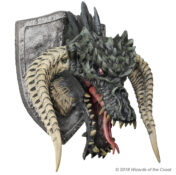 Black Dragon Trophy Plaque, soft left