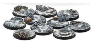 Warcrow: 30mm Northern Tribes Scenery Bases, Alpha Series